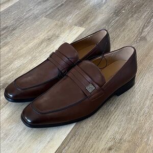 NEW Calvin Klein Men's Jameson Brown Slip-On Loafers Size 10.5 CMJIMNON-R